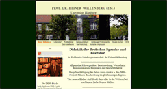 Desktop Screenshot of heiner-willenberg.de